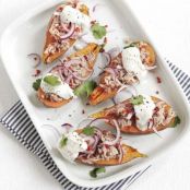 Tuna sweet potato jackets