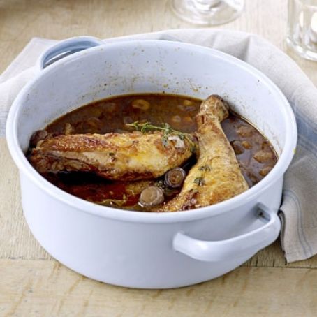 One-pot chicken chasseur