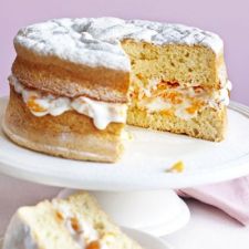 Fruity sponge cake