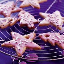 Sparkling vanilla Christmas cookies