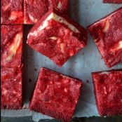 Red Velvet Cheescake Swirl Brownies