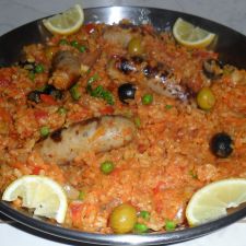 Spicy Sausage  Paella
