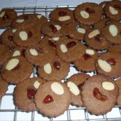 Chocolate Almond Cherry Biscuits