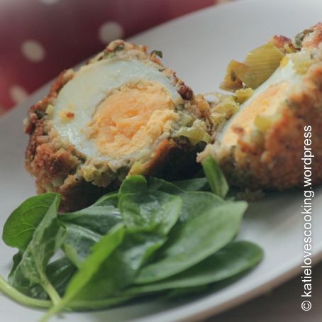 Veggie scotch eggs