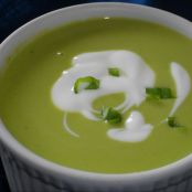 Green Leaf and Pea Soup