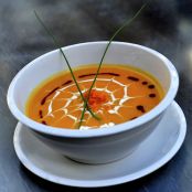 Spider Web Pumpkin Soup