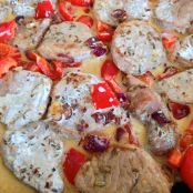 Pork - Spiced Pork Tenderloin in a Red Pepper Cream Sauce