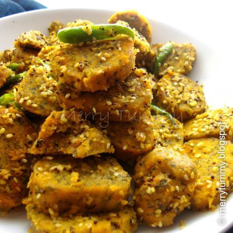 Spinach Muthiya- Gujarati Snack, Steamed Dumplings