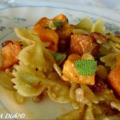 Pasta with sweet potato and sage