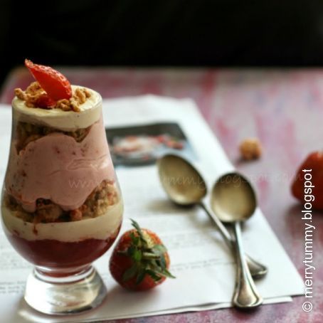 Strawberry Fools, With Jordans Cereals And Edd Kimber Recipe