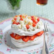 Sweet Eve Strawberry Almond Pavlova