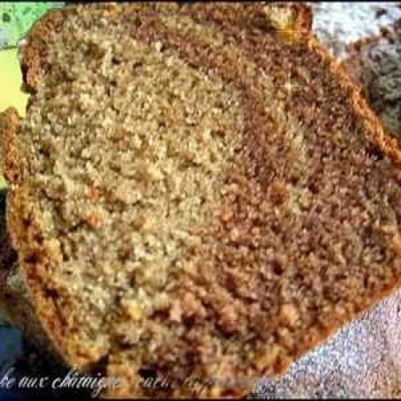 Marble cake with chestnuts and cocoa