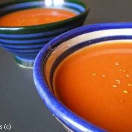 Roasted cherry tomato soup