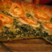 Spinach and goat cheese pie