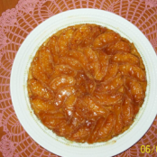 Tarte Tatin with orange