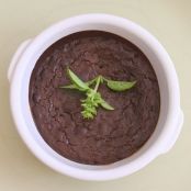 Chestnut and chocolate pudding