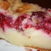 Far Breton raspberry and apple pie