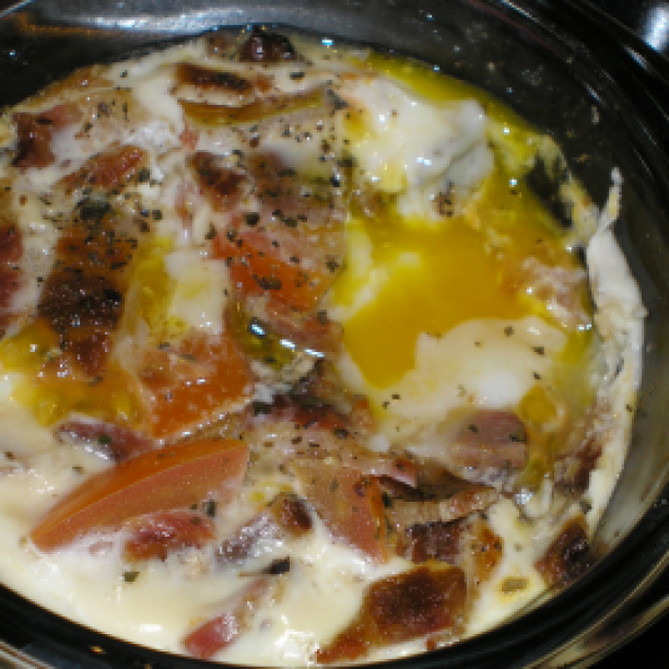 Egg and bacon mini casseroles