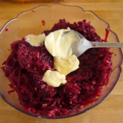 Red beetroot and mayonnaise salad - Step 3