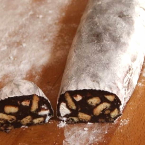 Real fake chocolate salami sausage!