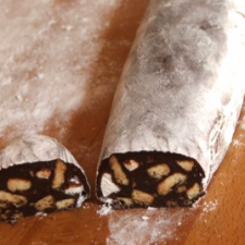 Real fake chocolate salami sausage!