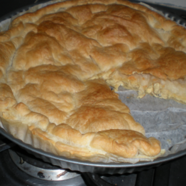 Turkey tourte with mustard