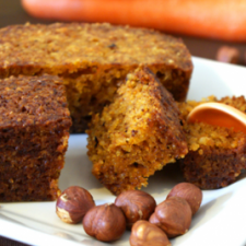 Carrot cake with hazelnuts, or not!