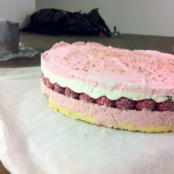 Raspberry cake - Step 4