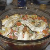 Tender chicken poule au pot casserole