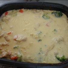 Winter Vegetable bake in cheese sauce