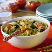 Ebly wheat salad with chicken