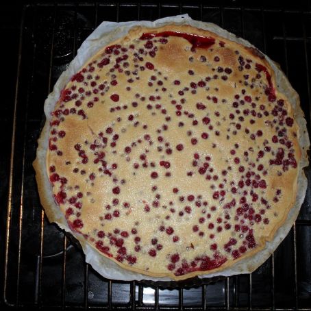 Yummy gooseberry tart