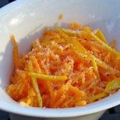 Carrot salad with orange