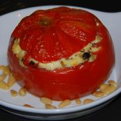 Tomatoes with ricotta and spices