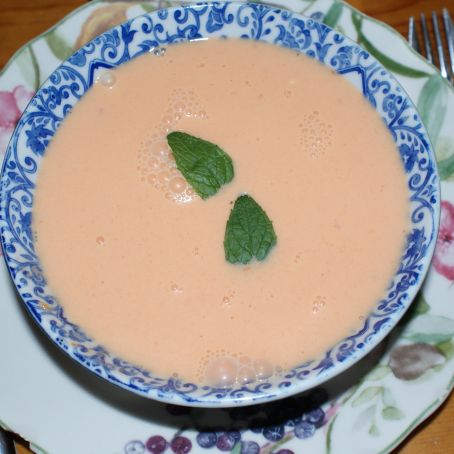 Soya cream of peppers soup