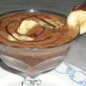 Chocolate banana mousse