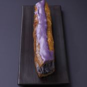 Wild blueberry eclairs