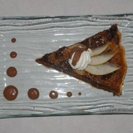 Chocolate and Pear Tart