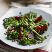 Tenderstem®, Beetroot & Toasted Seed Salad with Lemon Dressing