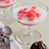 Thai Red Rubies in Coconut Milk - Tab Tim Grob