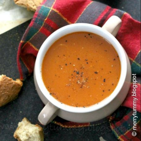 Tomato Soup With Smoked Chilli- Good Bye To The Old One