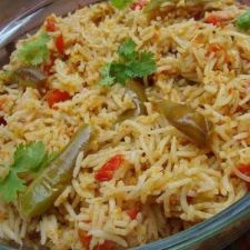 Rice with vegetables & egg