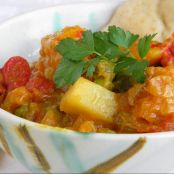 Curried Vegetables with Golden Rice