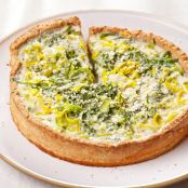 Vegetable and ricotta tart