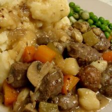 Curry sausage casserole